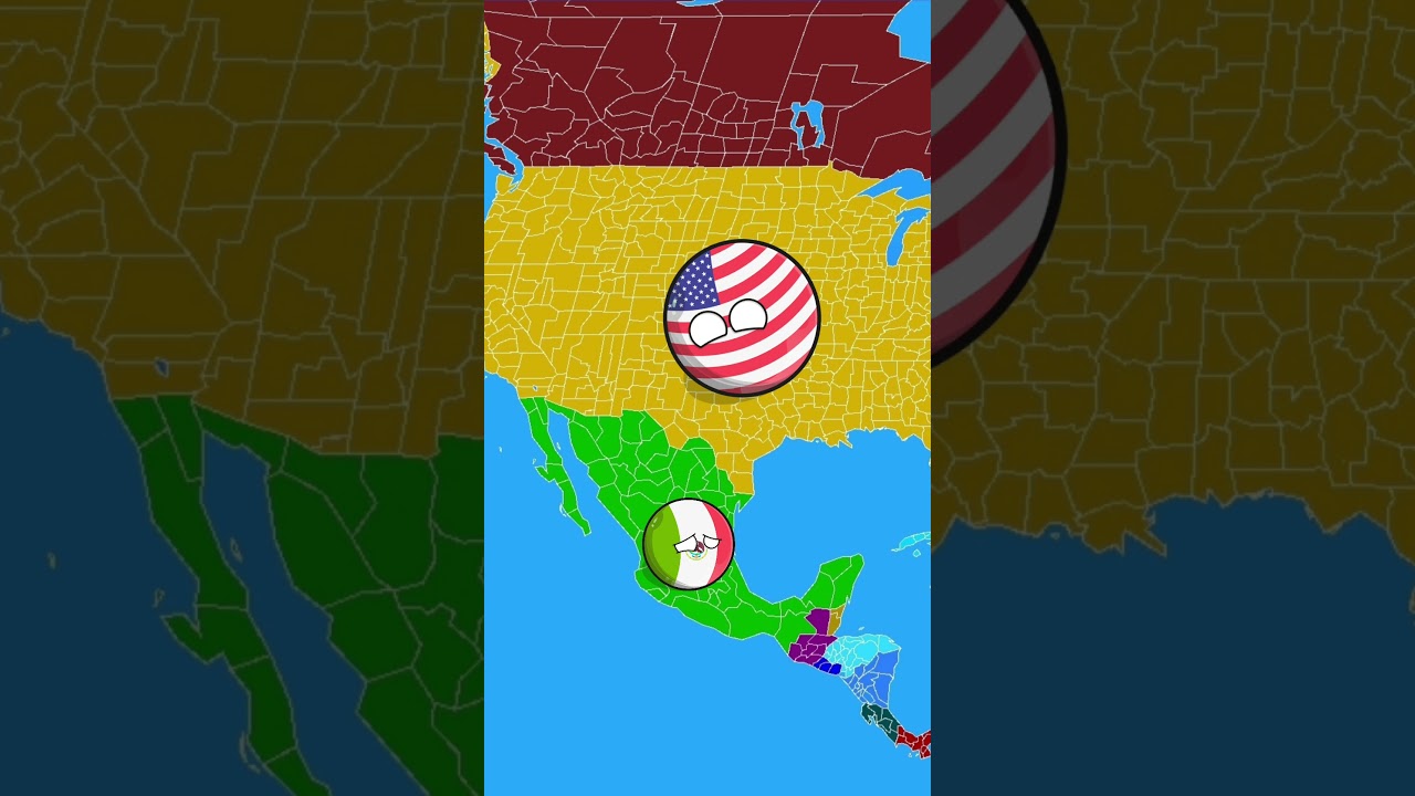Mexico poop on china's land #shorts #countryballs #like #subscribe #geography