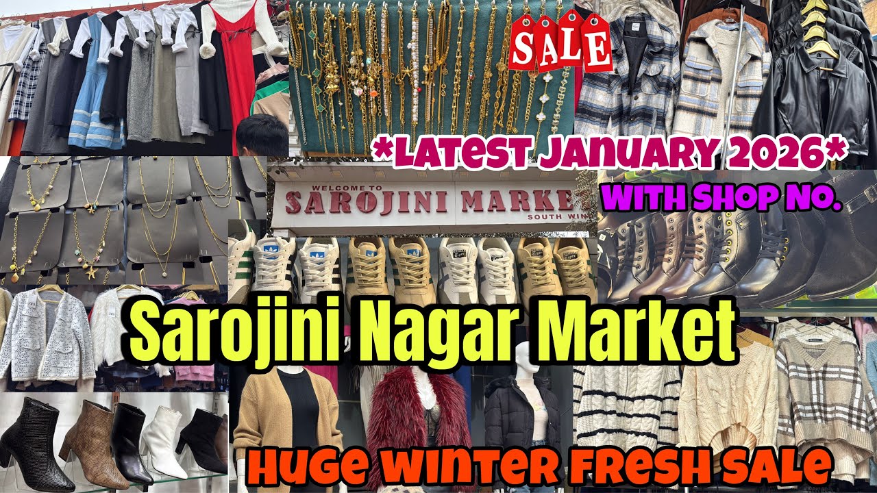 Sarojini Nagar Market Delhi✨| Sarojini Nagar Winter Collection 2026 with shop number | Jasmine kaur