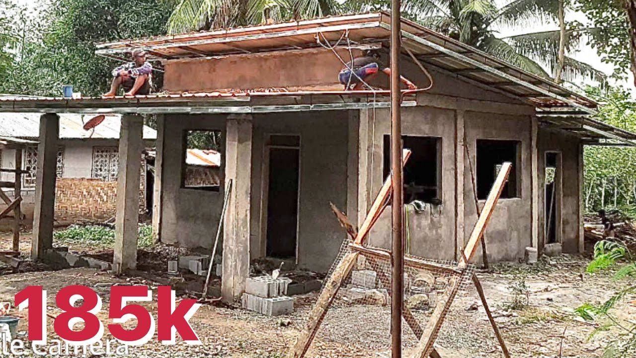 185k Materials’Labor 65k w/Colorrof &steel trusses na,27 Days Lang Ginawa. 60sqm 2BR/1CR