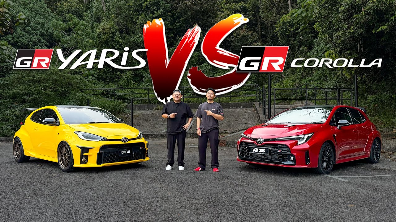 GR Corolla vs GR Yaris : Persamaan & Perbezaan! – ft. Qaqal Qartel TV