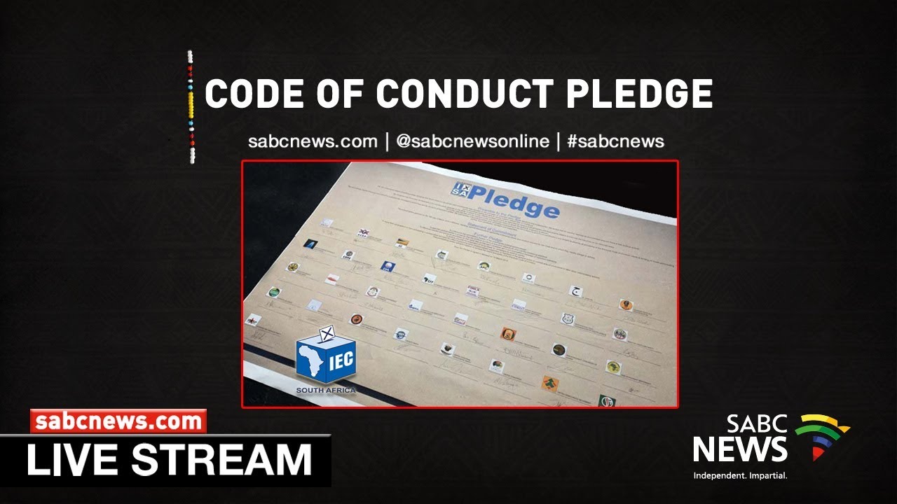 Signing of the Code of Conduct Pledge