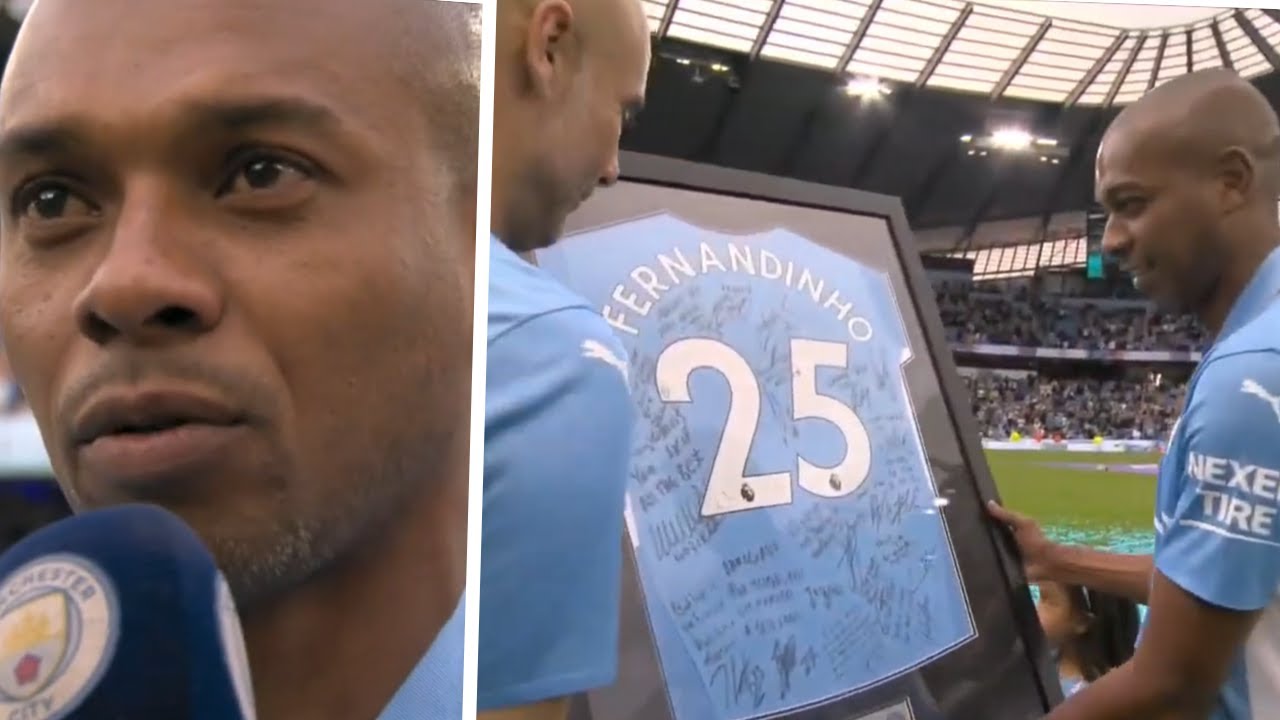DE ARREPIAR! OLHA A INCRÍVEL HOMENAGEM DO CITY A FERNANDINHO
