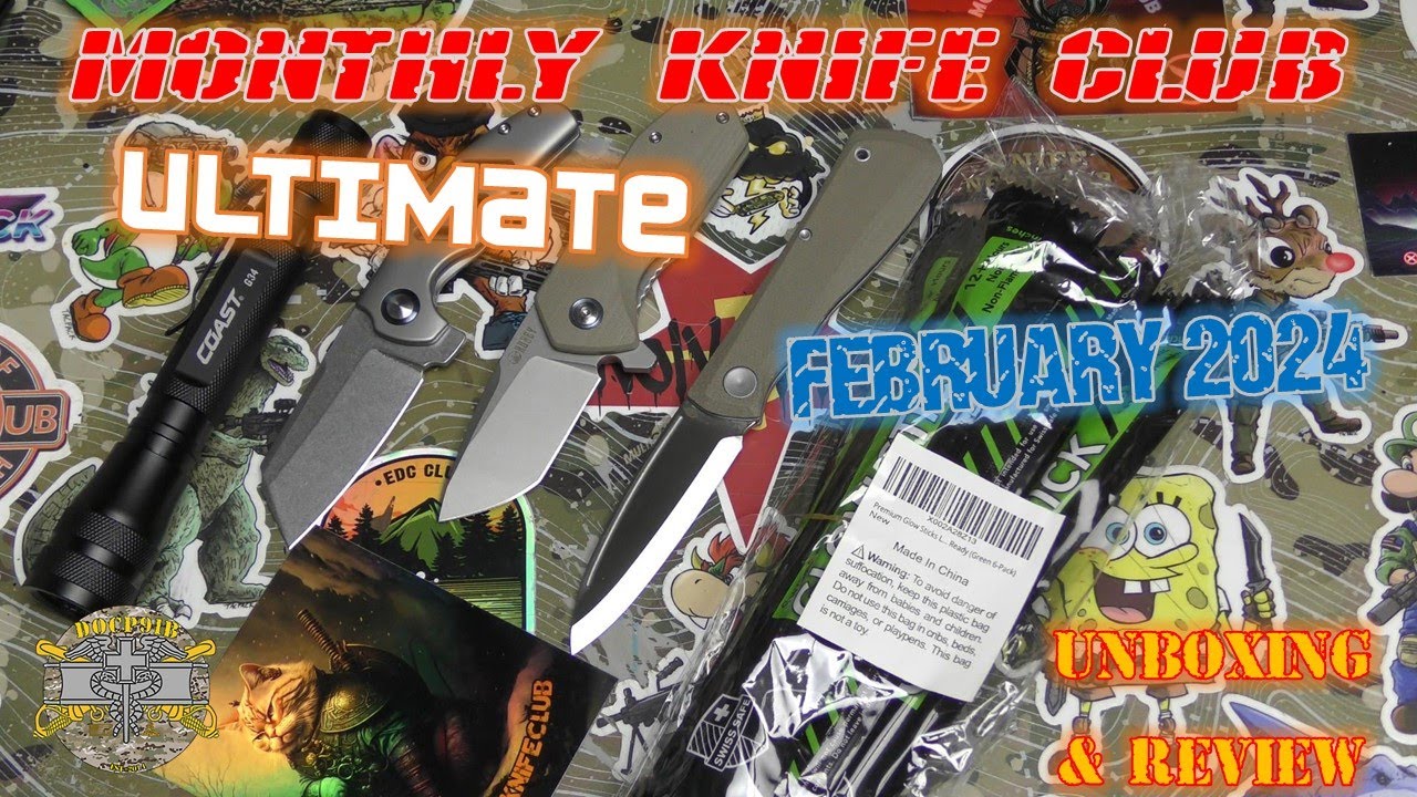 Monthly Knife Club Name Brand ULTIMATE Box!!! February 2024 Unboxing & Review