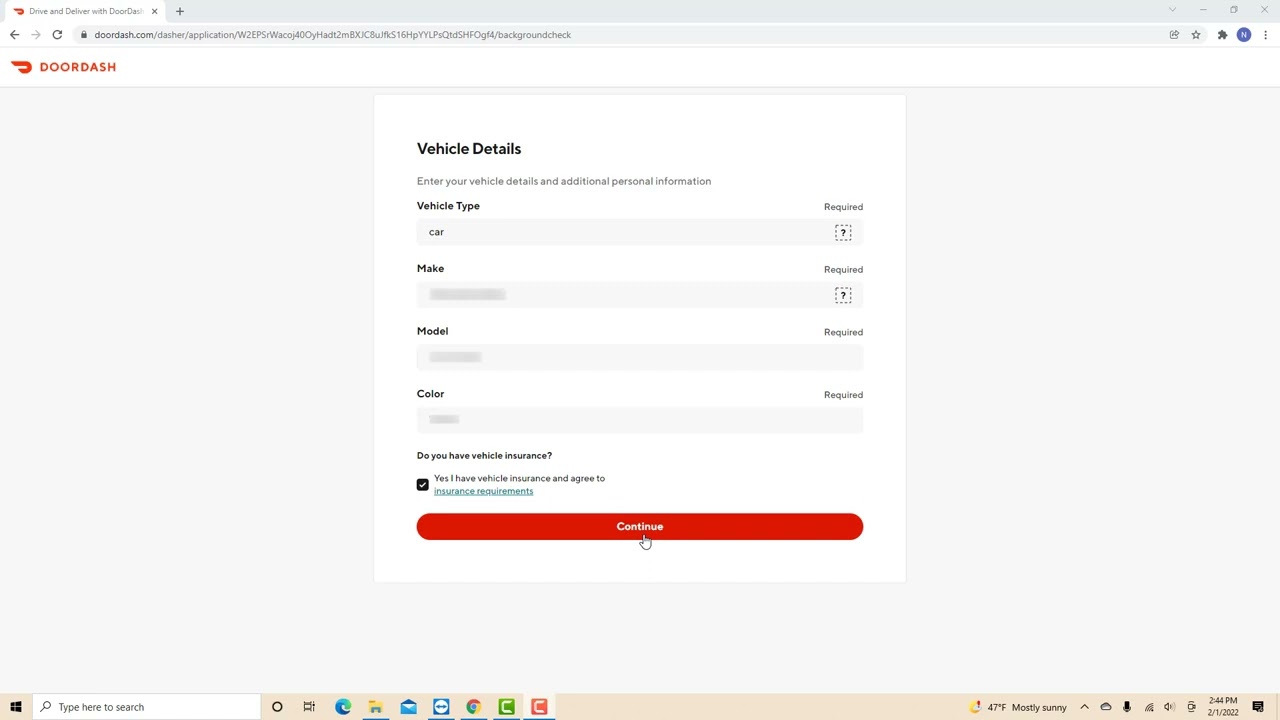 DoorDash Driver - Sign Up Tutorial