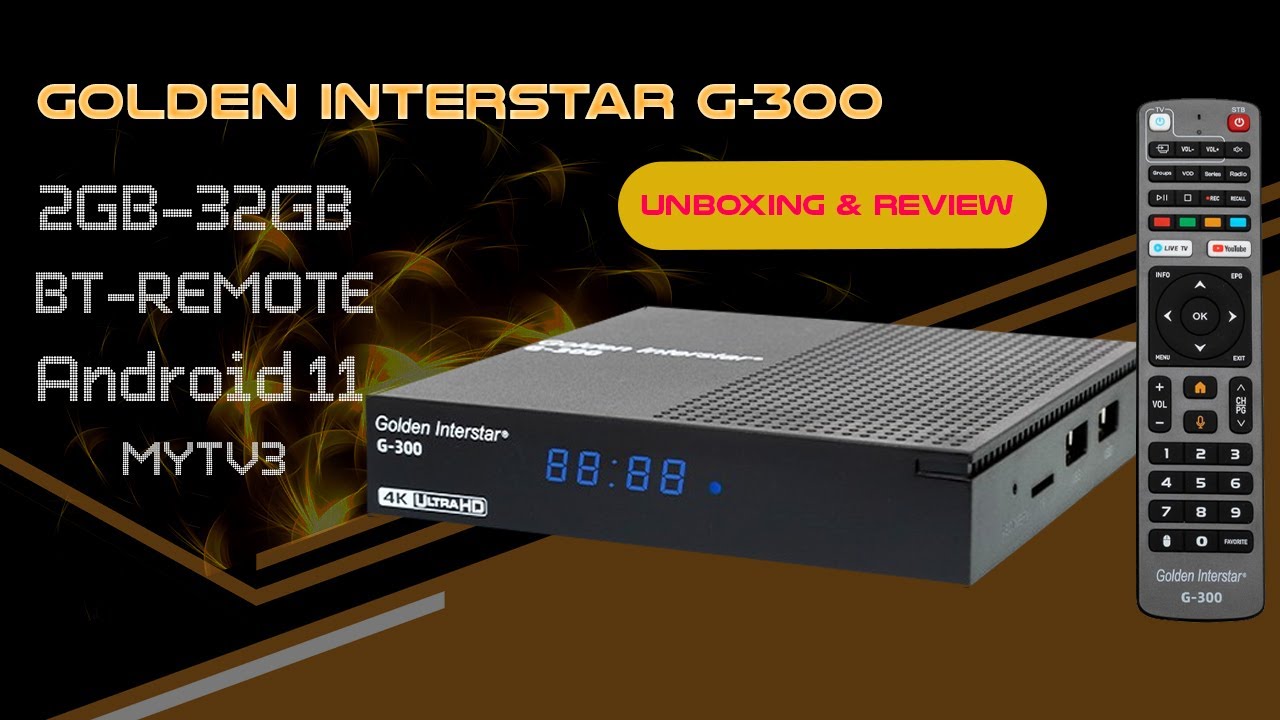 Golden Interstar G-300, Unboxing & Review