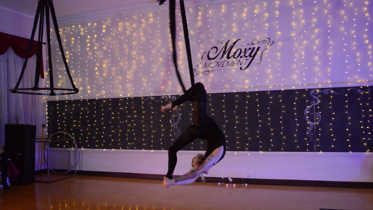 Incredible Aerial Hammock Performance, Mad World, Ashley @The Moxy Movement
