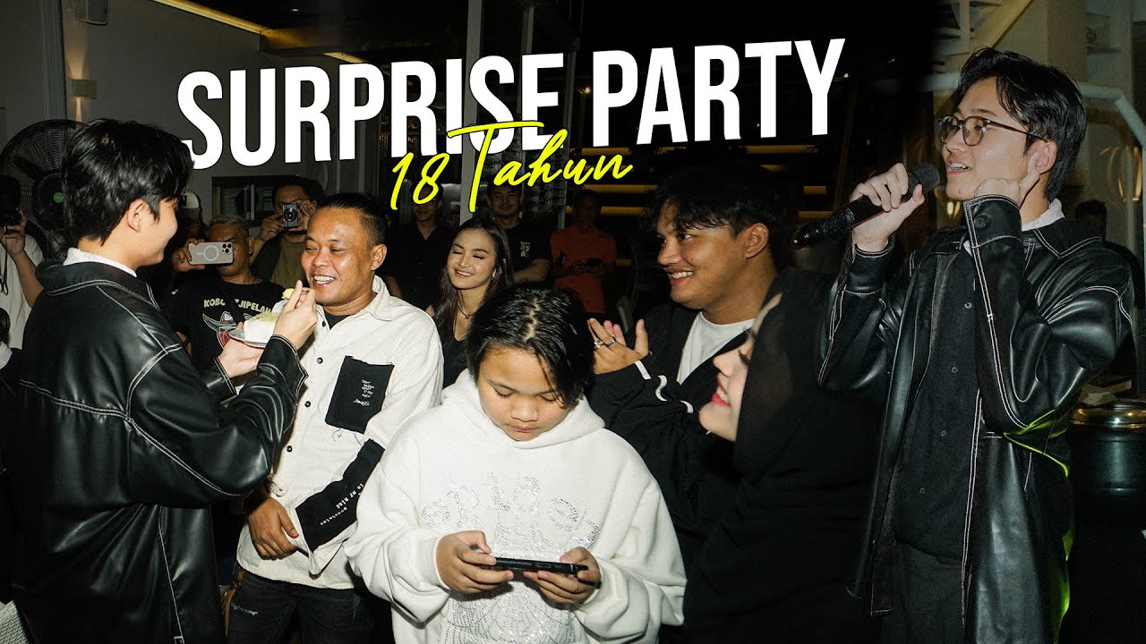 SURPRISE PARTY 18 TAHUN !! KELUARGA, TEMAN, SAMPE ADA MINI KONSER !! | Njan Vlog