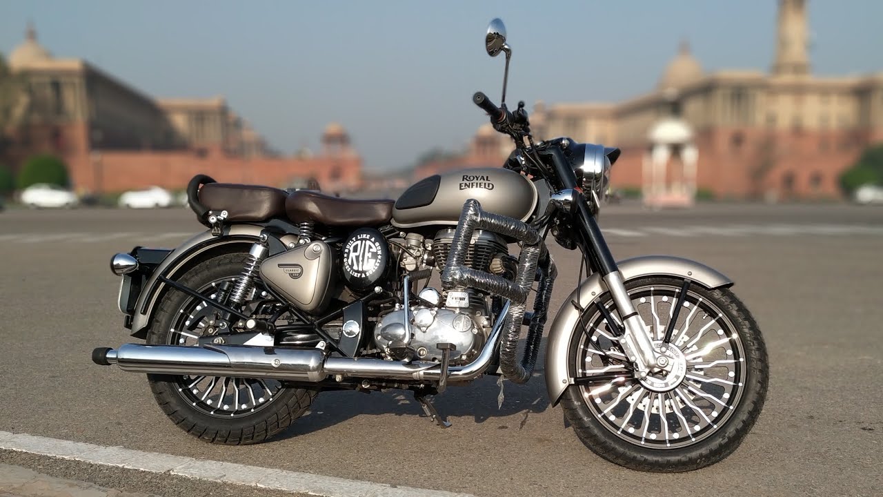 Royal Enfield Gunmetal grey modification and accessories - Part 2