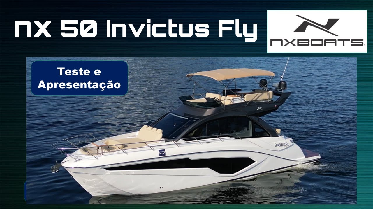 NX 50 INVICTUS FLYBRIDGE: Teste com Fred Paim da Tempo Boats