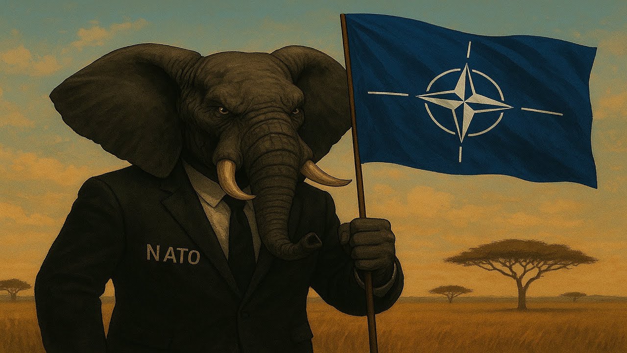 ELEPHANTS WAR - SAVANNAH LIFE - N.A.T.O ON TOP