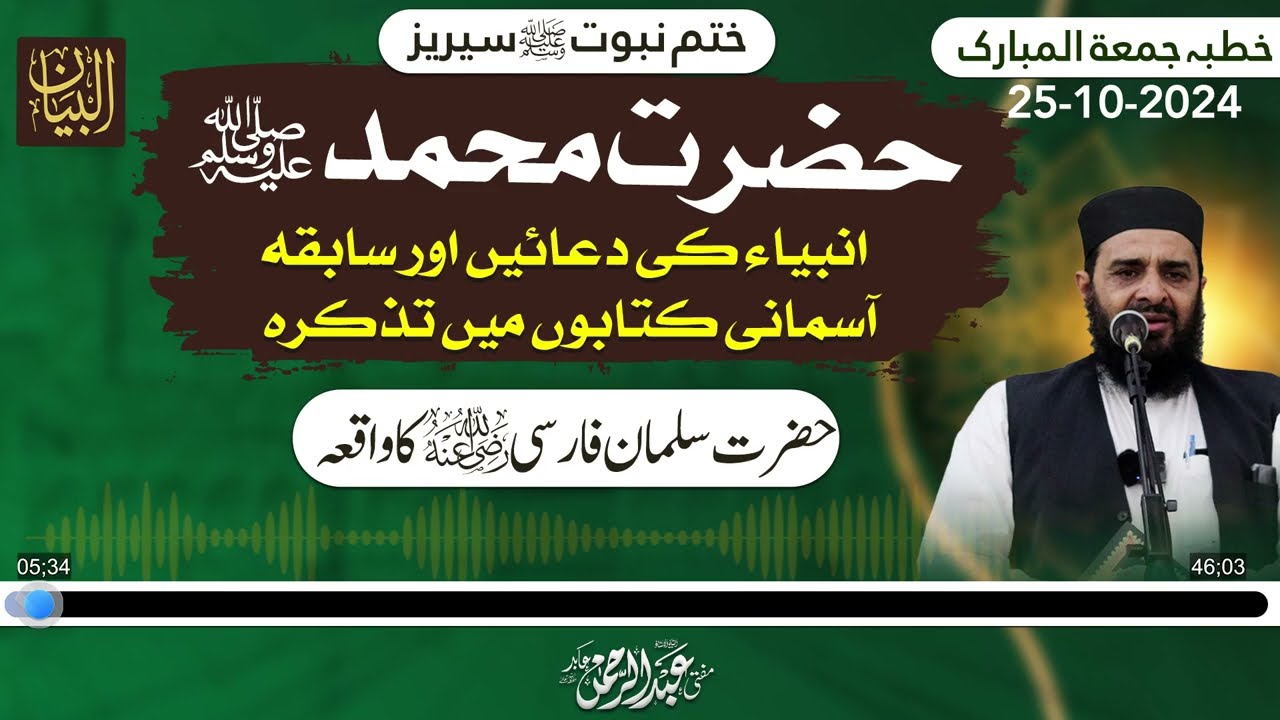 Khatm-e-Nabuwwat Series Hazrat Muhammad ﷺ Ambiya Ki Duain Aur Sabiqa Asmani Kitabon Mein Tazkara