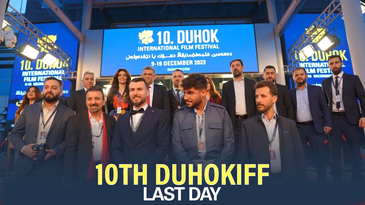 Closing ceremonies of the 10th Duhok International Film Festival.