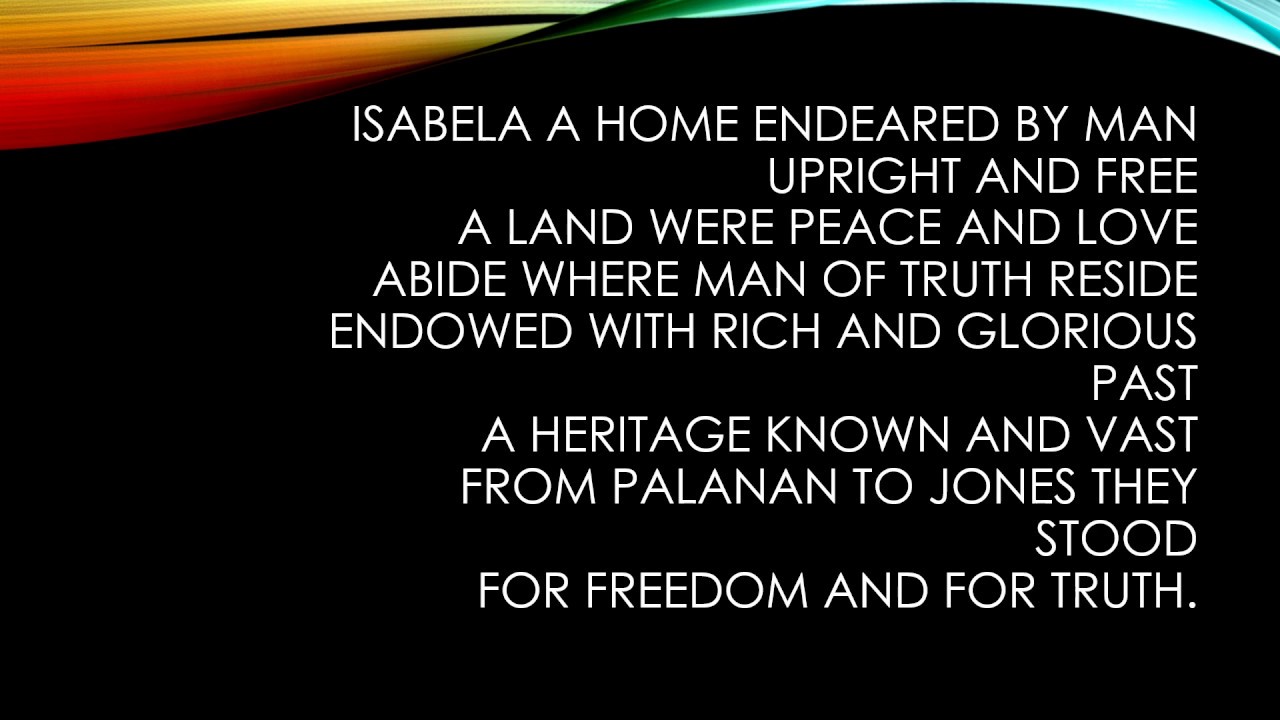 Isabela hymn