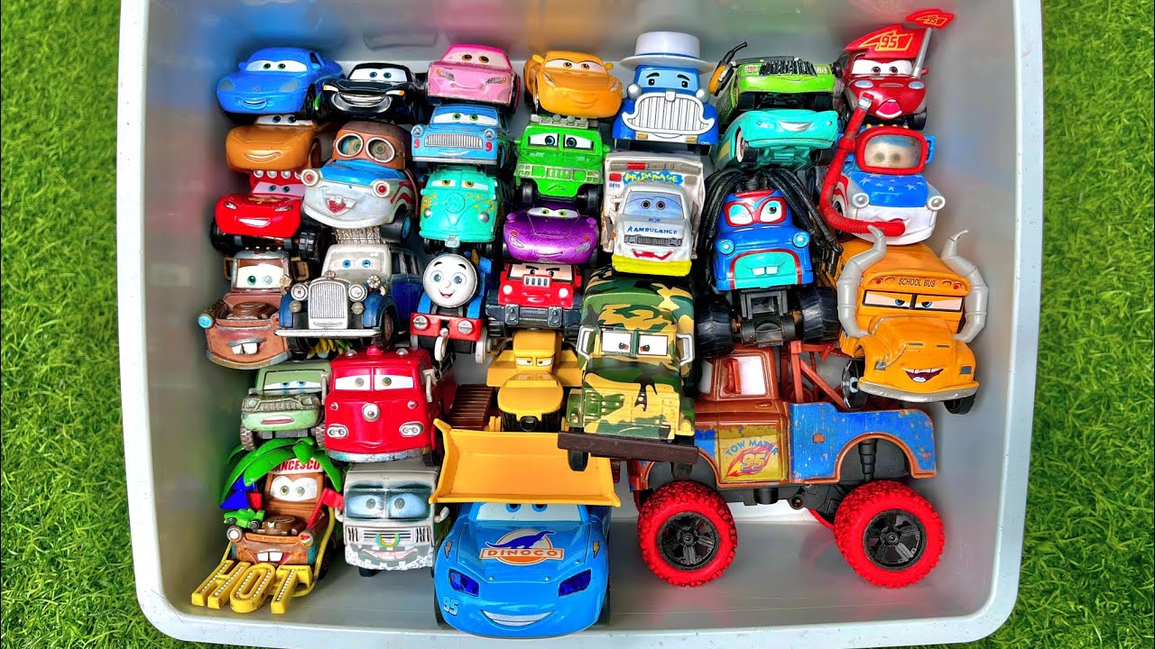Disney Pixar Cars Unboxing Review | Lightning Mcqueen, Tow Mater, Doc Hudson, Sally Carrera, Cruz