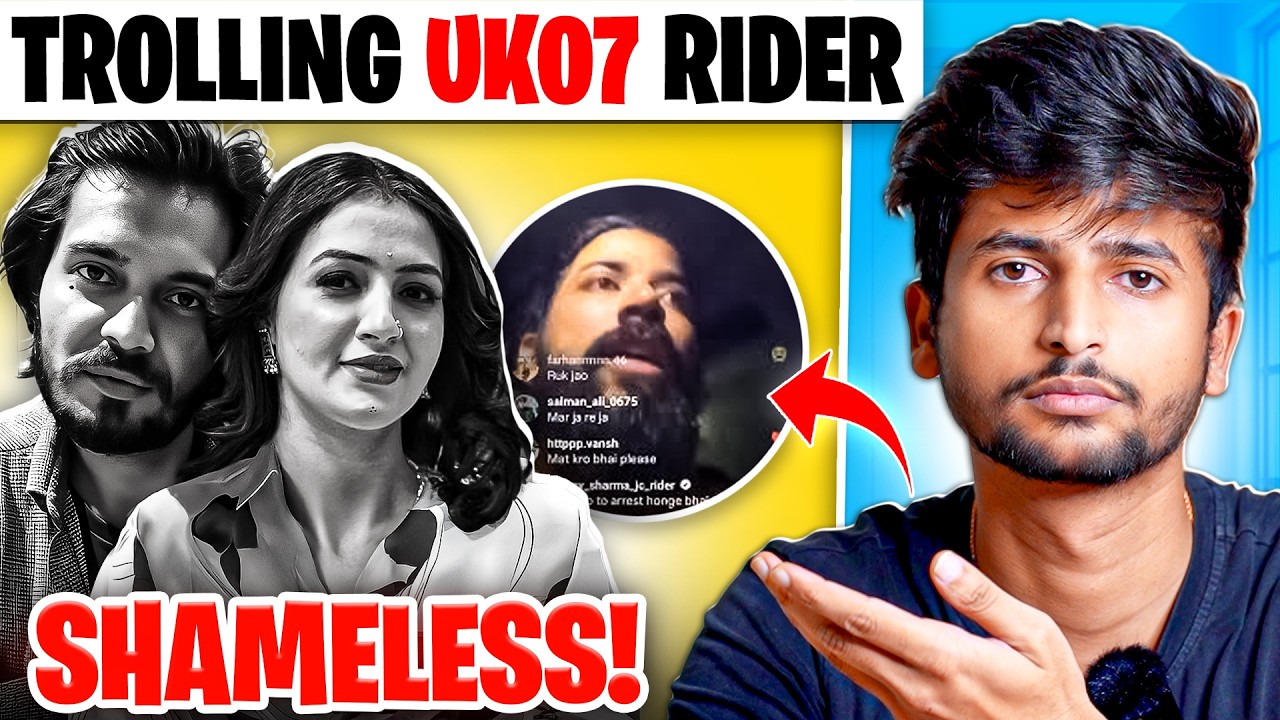 UK07 RIDER MENTAL STATE IS JOKE FOR VADA PAV GIRL !