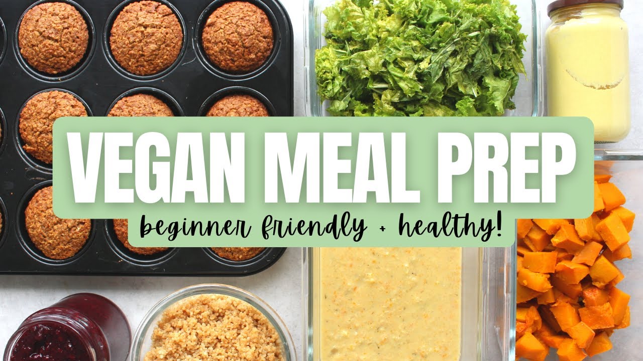 VEGAN MEAL PREP!! Easy Recipes for Winter into Spring + FREE PDF