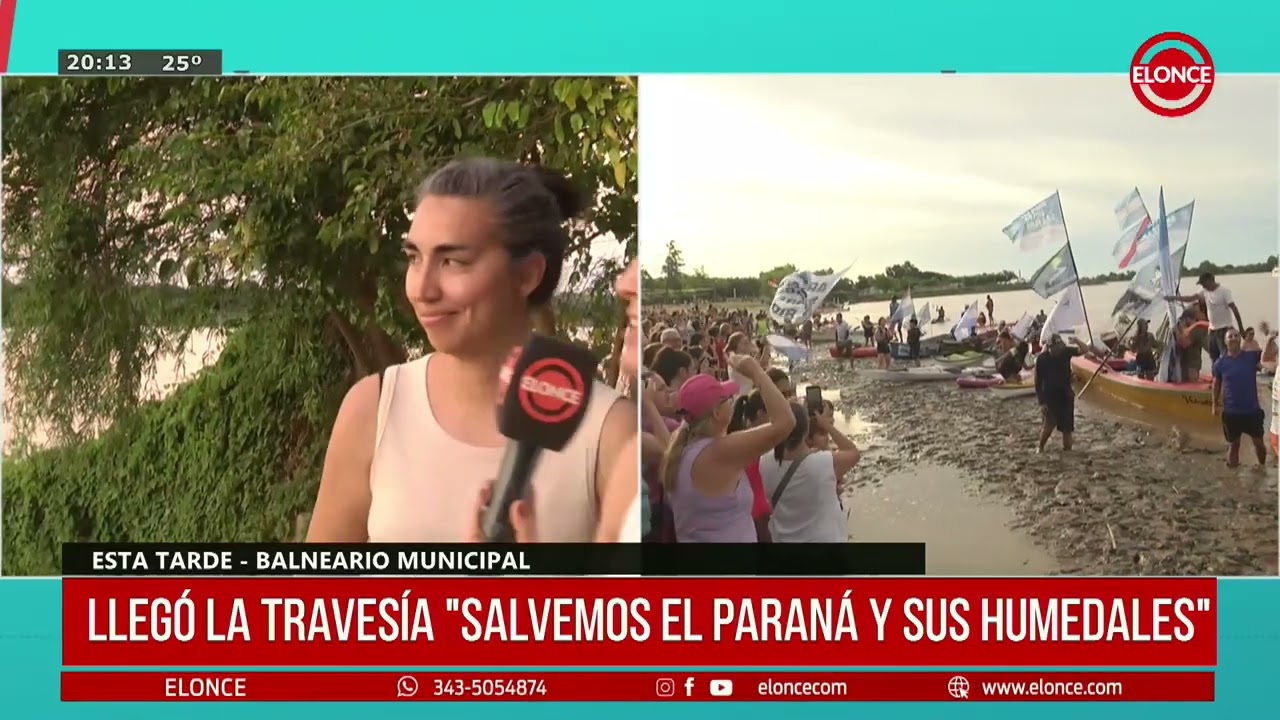 Testimonios tras la llegada de la travesía en defensa del Paraná y los humedales
