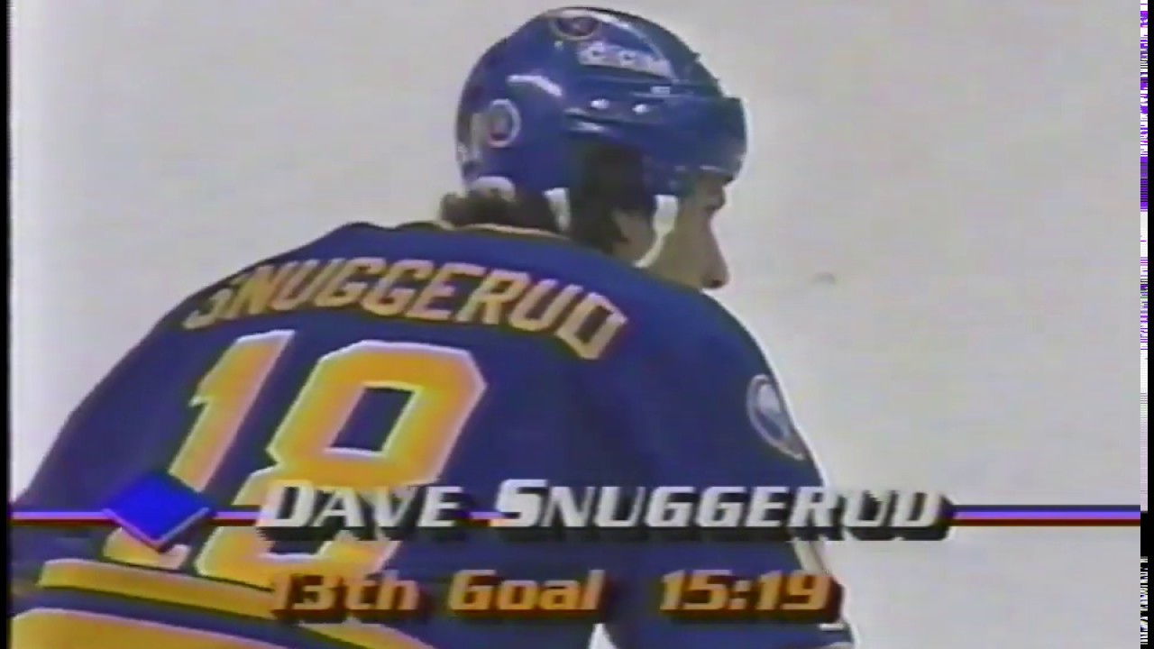 Dave Snuggerud 2nd Goal - Sabres vs. Bruins, 3/8/90