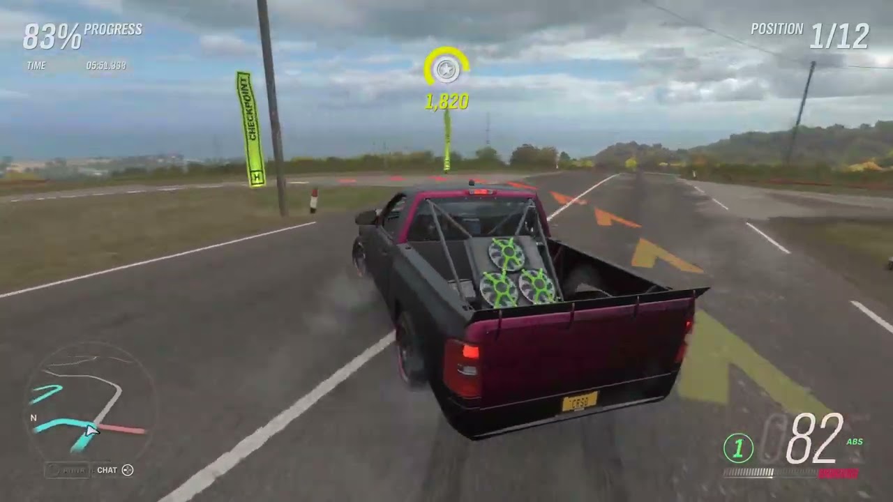 Forza Horizon 4 Gameplay / 2018 Chevrolet Silverado 1500 Deberti Design Drift Truck / 4K