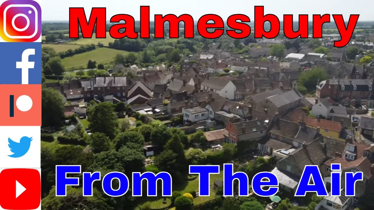 Malmesbury From The Air | DJI Mini 2 | Malmesbury Abbey | Amazing Aerial Views