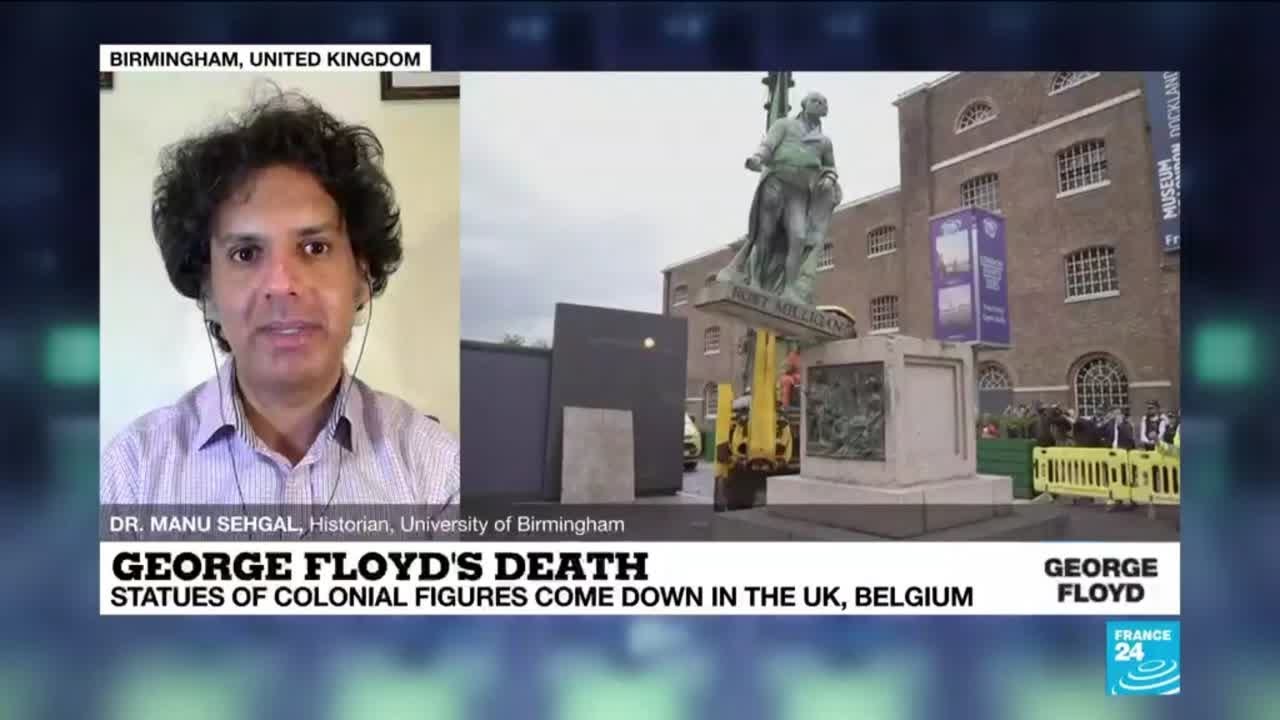 George Floyd's Death: Statues of Colonial Figures Come Down in the UK, Belgium