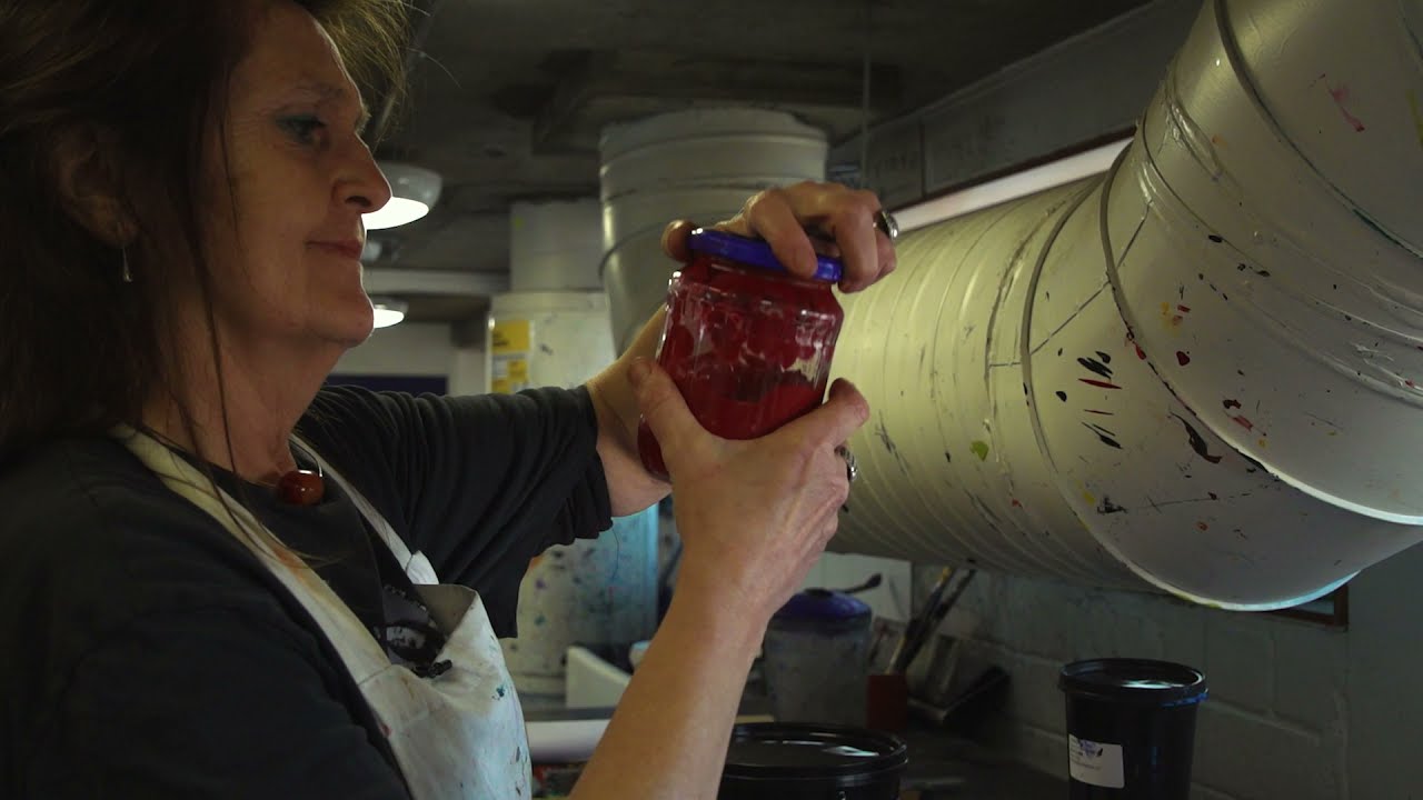 Screen Printing at Black Church Print Studio