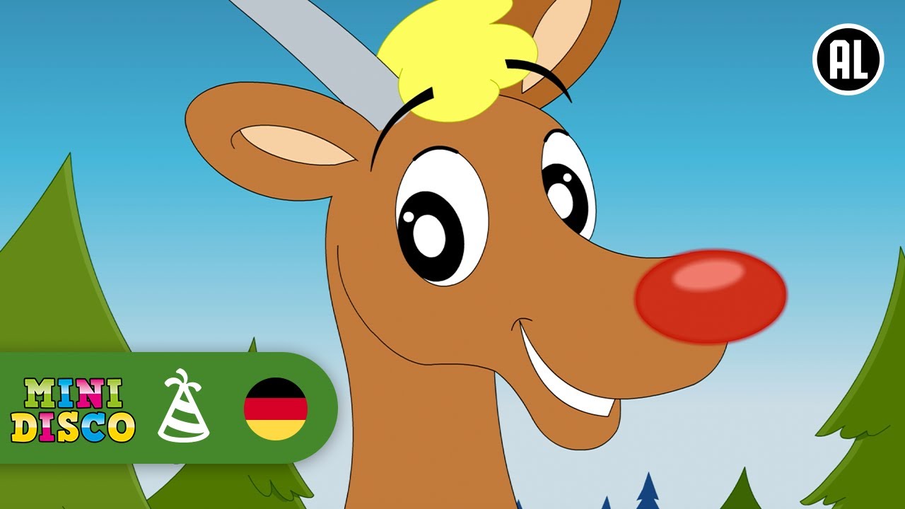 Rudolf das Kleine Rentier 🦌 | Weihnachtslieder für Weihnachten | Mini Disco