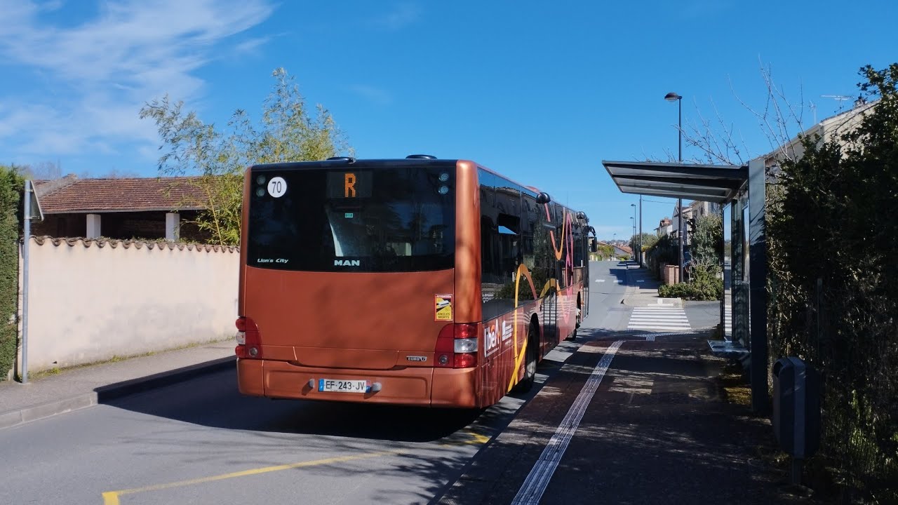 (Albi) покатушки на автобусе MAN A37 Lion's City NL293 №163