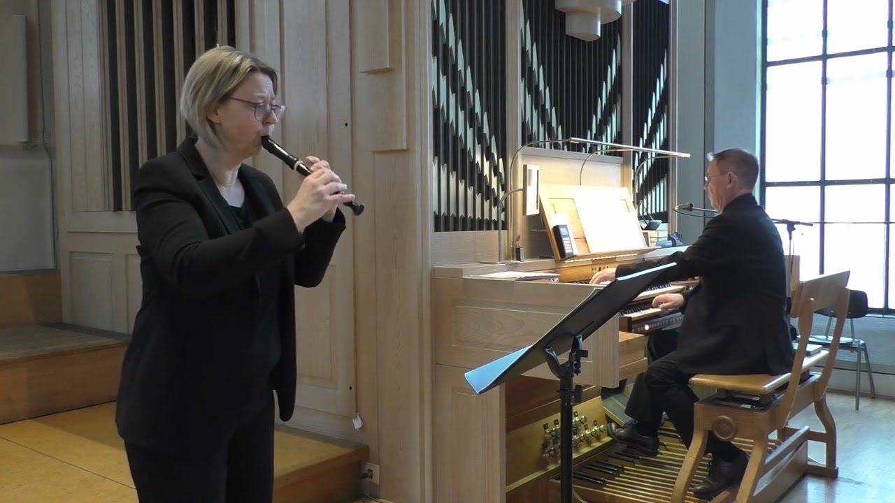 Blockflöte und Orgel