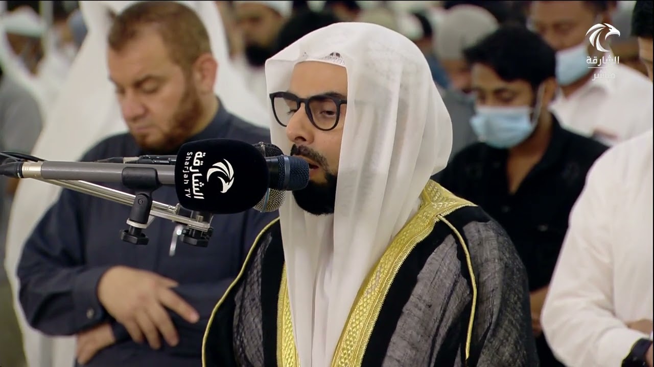 صلاة التهجد من مسجد الشيخ سعود بالشارقة ليلة 27 رمضان 1443ه