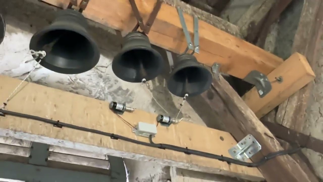 Clopotele Catedralei din Giurgiu, reajustarea clopotarului electronic. Septembrie 2023