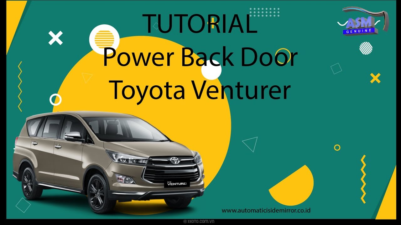 TUTORIAL - Toyota Innova Venturer 2021 Power Back Door / Tailgate (Bagasi Otomatis)