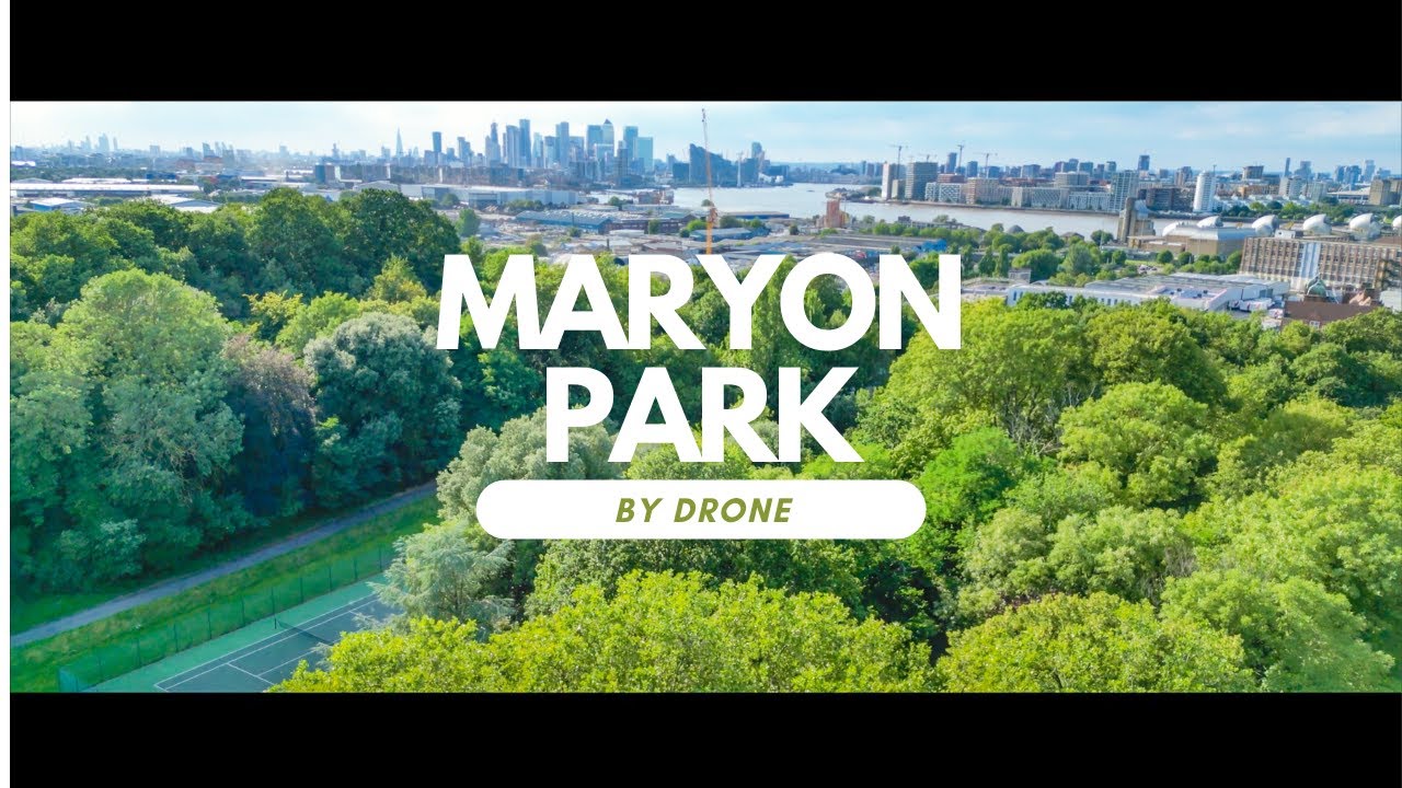 Exploring London's Maryon Park from Above in 4k
