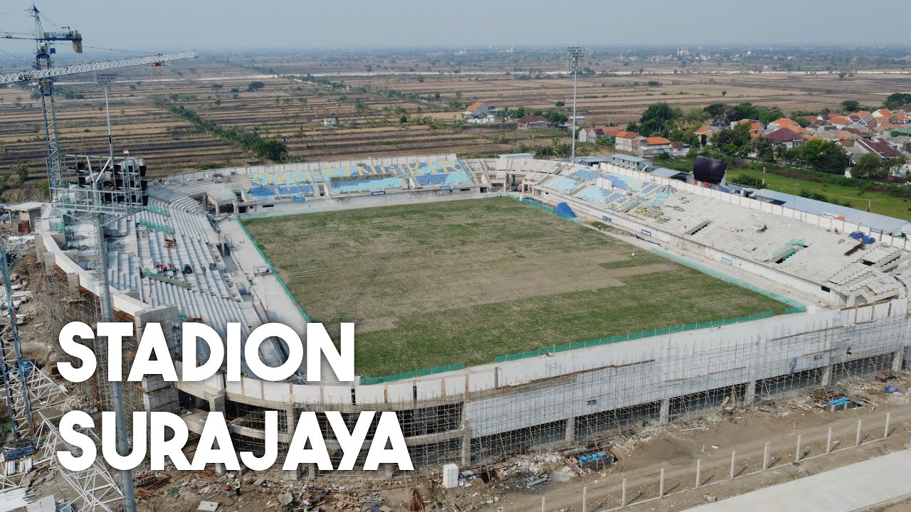 MUTER MUTER LIAT PROGRESS RENOVASI STADION SURAJAYA, LAMONGAN (VIDEODRONE)