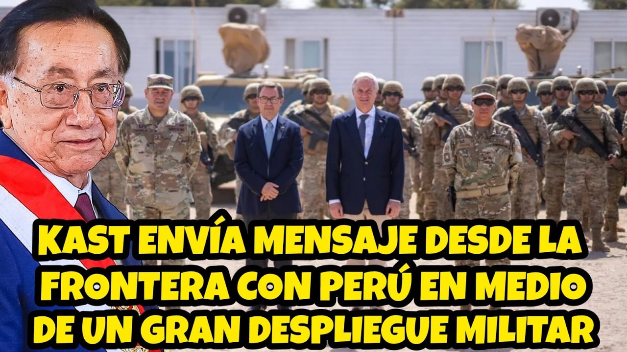 ESTE FUE EL MENSAJE QUE ENVIÓ EL PRESIDENTE DE CHILE DESDE LA FRONTERA CON PERÚ