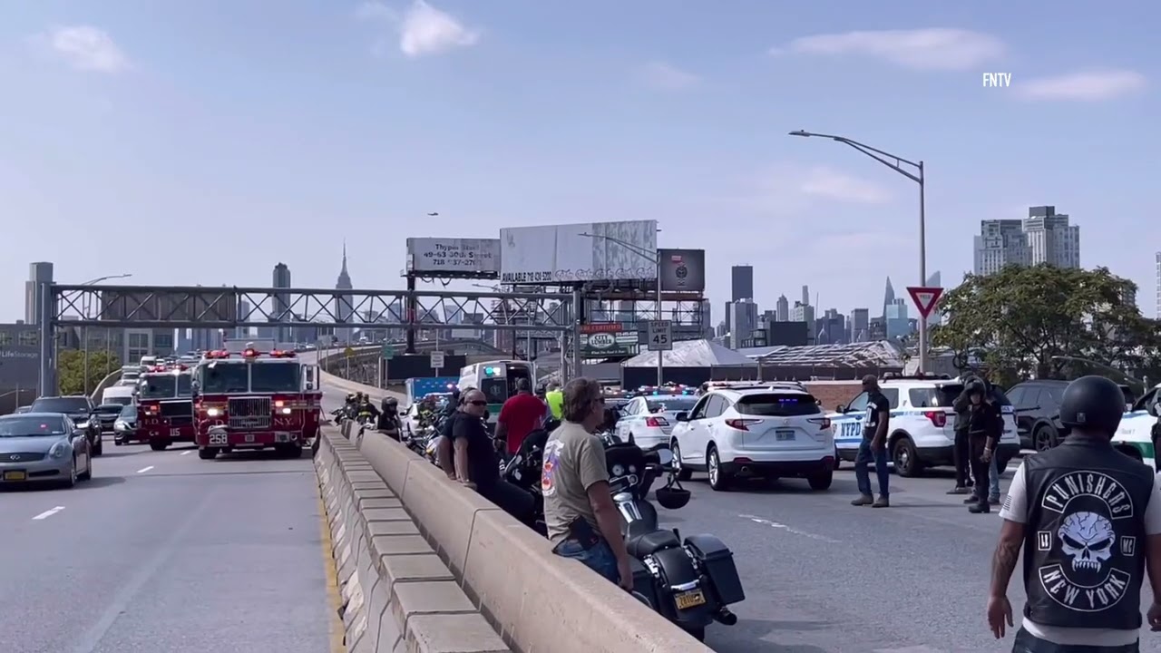 Two Officers Injured in Motorcycle Accident | QUEENS