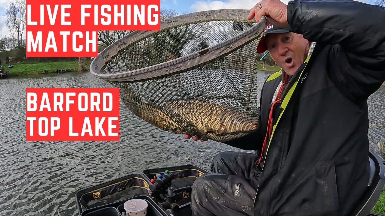 Live Fishing Match Barford Top Lake NR9 4BJ,  #matchfishinguk