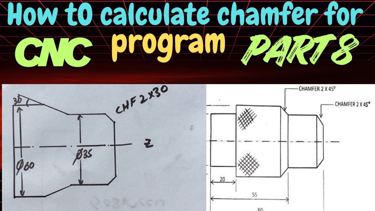How tu calculate chemfer/chamfer calculation for cnc/cnc chamfer calculation/chamfer calculation 🥰