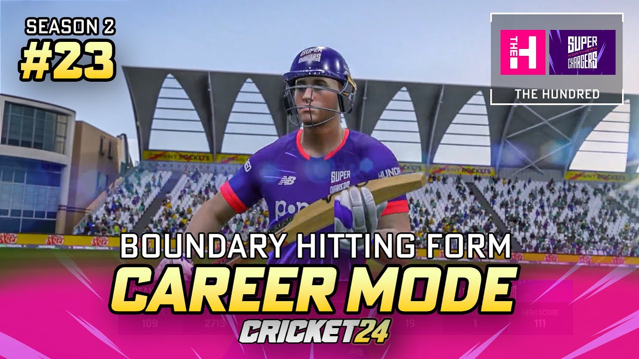 Форма удара по границе — режим карьеры Cricket 24 #23