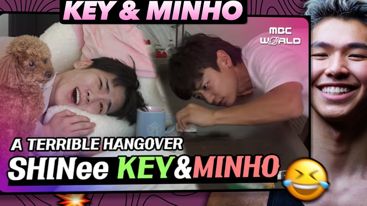 Реакция спортсмена на то, что KEY и MINHO страдают от мучительного похмелья🤢