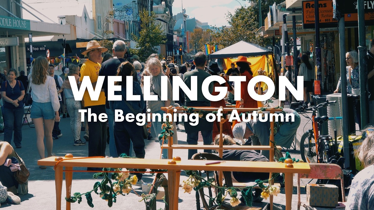 The Beginning of Autumn in Wellington | City Walk