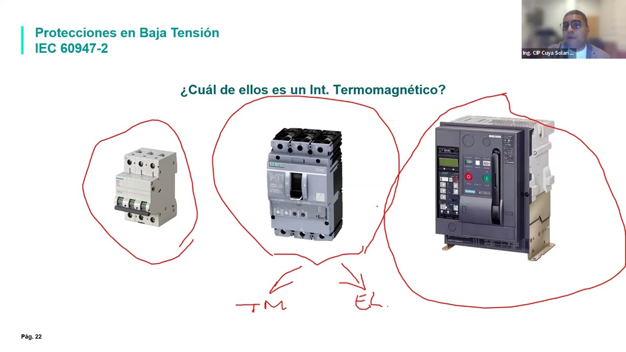 Estudios de selectividad y coordinación de protecciones en baja tensión - sesión 2