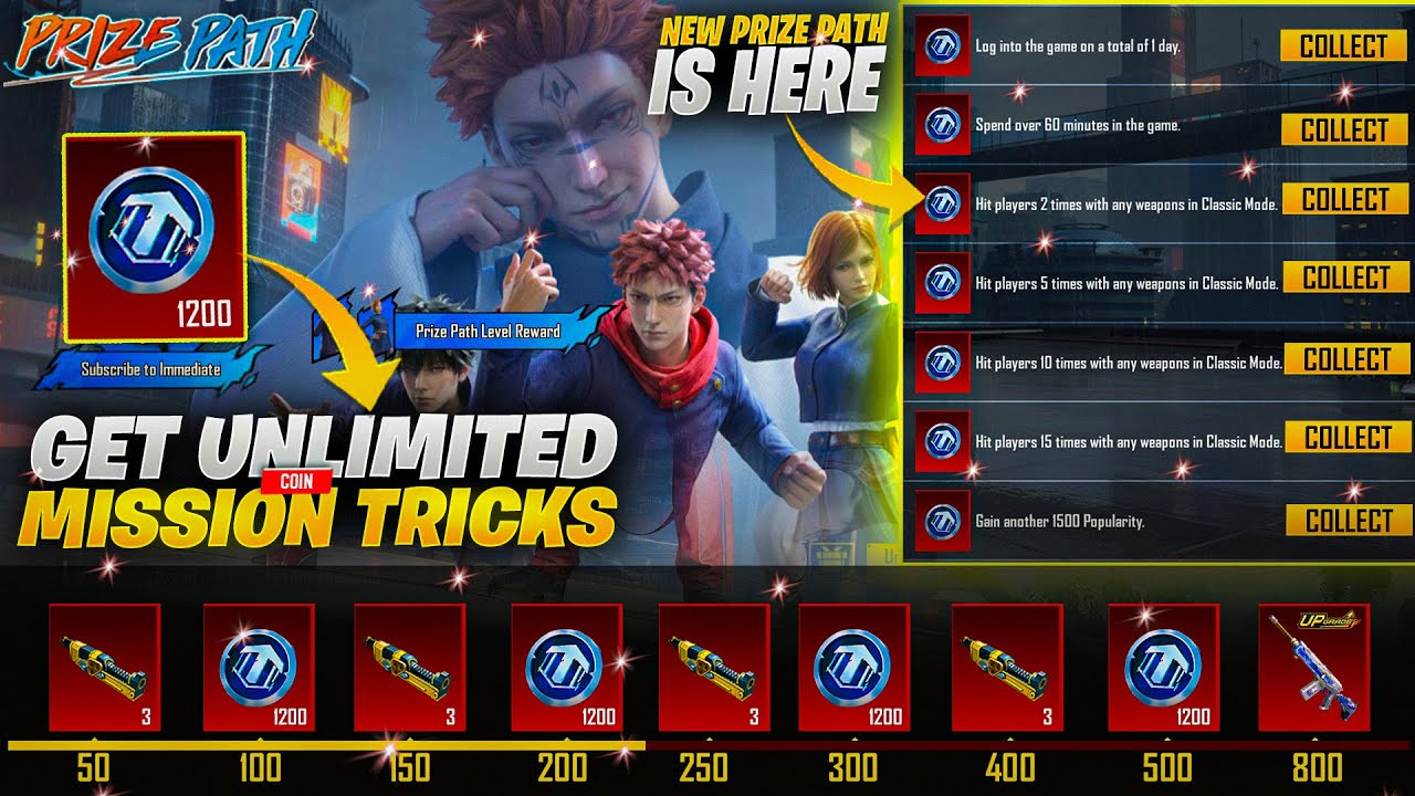 EASY TRICK TO COMPLETE PRIZE PATH MISSIONS😍🔥| FREE LUCKY COINS FROM PRIZEPATH🤩