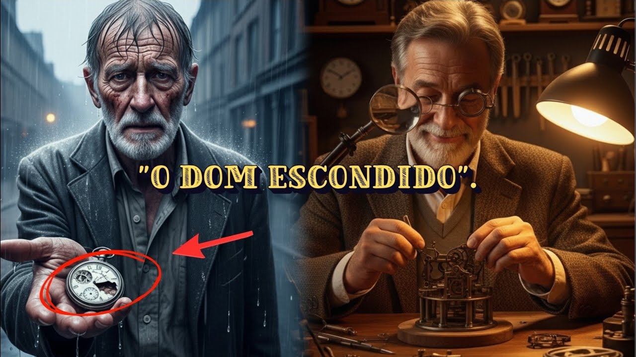 ELE PARECIA UM MENDIGO COMUM... MAS SUAS MÃOS VALIAM MILHÕES!