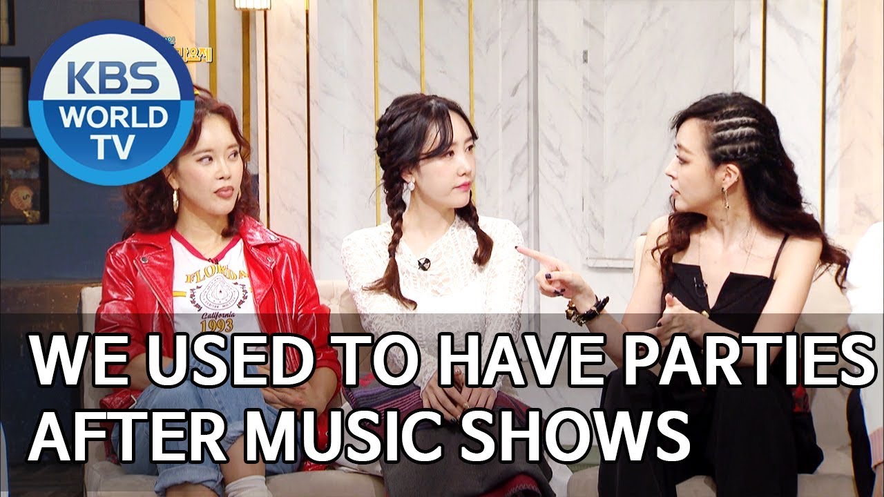 Difference between old Kpop and Kpop now : Parties after music shows [Happy Together/2019.10.31]