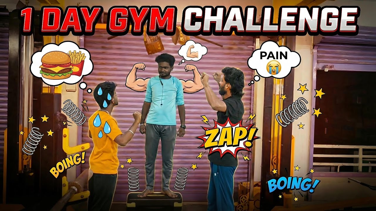 கொஞ்ச நேரத்துல என்ன கொள்ள பாத்தான் 😰 | One day gym | VD Vibes 
