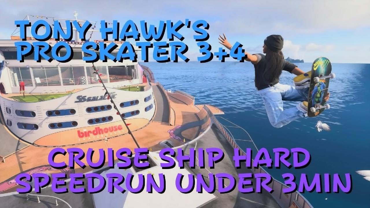 THPS3+4 Cruise Ship hard speedrun under 3 min