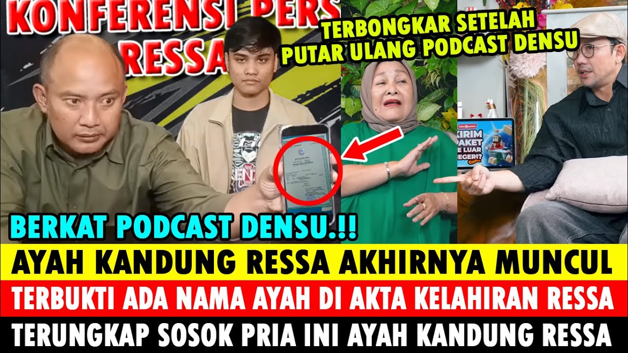 BERKAT PODCAST DENSU !! AYAH KANDUNG RESSA ANAK DENADA AKHIRNYA MUNCUL KE PUBLIK?