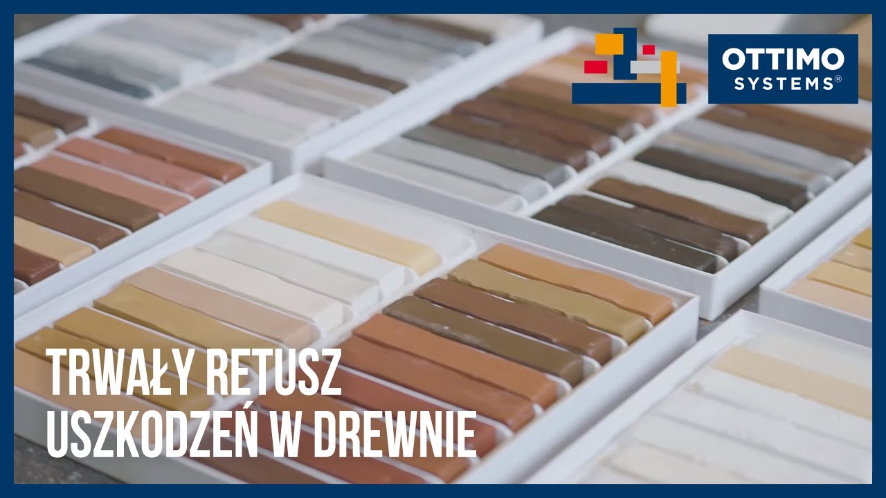 Wosk Twardy KO 141 do Naprawy Uszkodzeń w Drewnie i Tworzywach Sztucznych od OTTIMO SYSTEMS