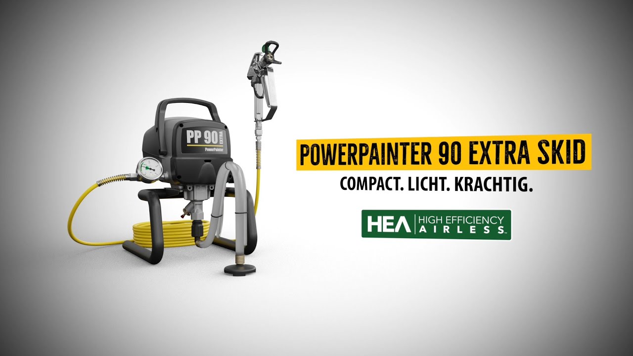 WAGNER PowerPainter 90 Extra Skid | Compact. Licht. Krachtig.